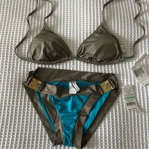 TRINA TURK two piece BRAND NEW size 8 bathing suit